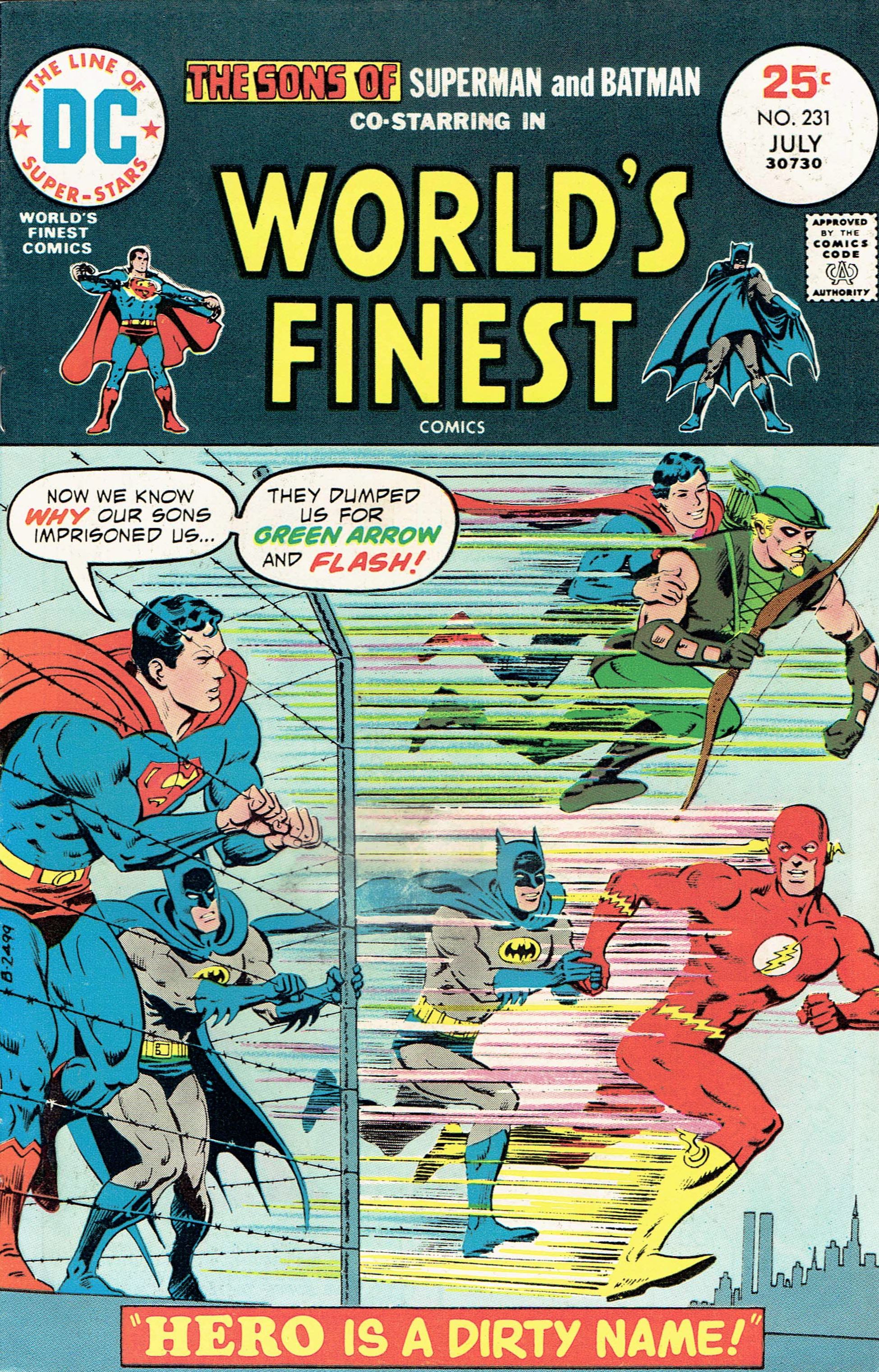 World's Finest Comics #231 cover