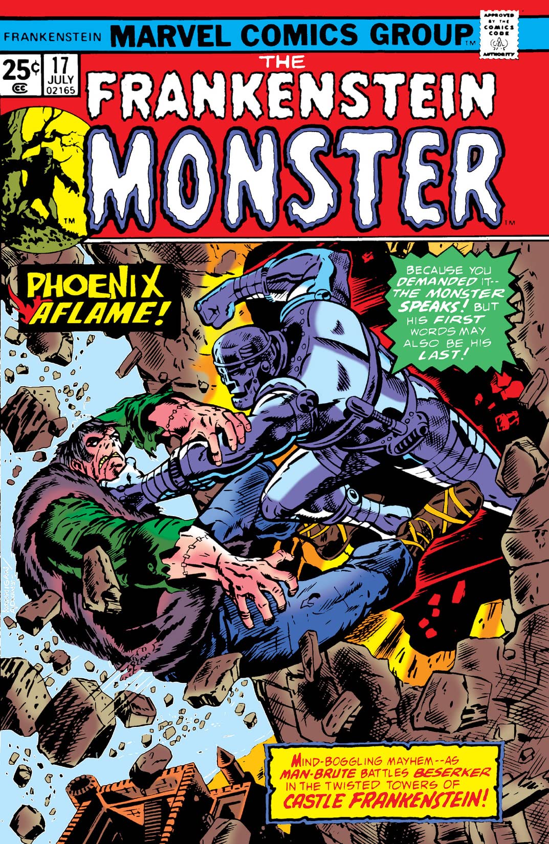 Frankenstein #17 cover