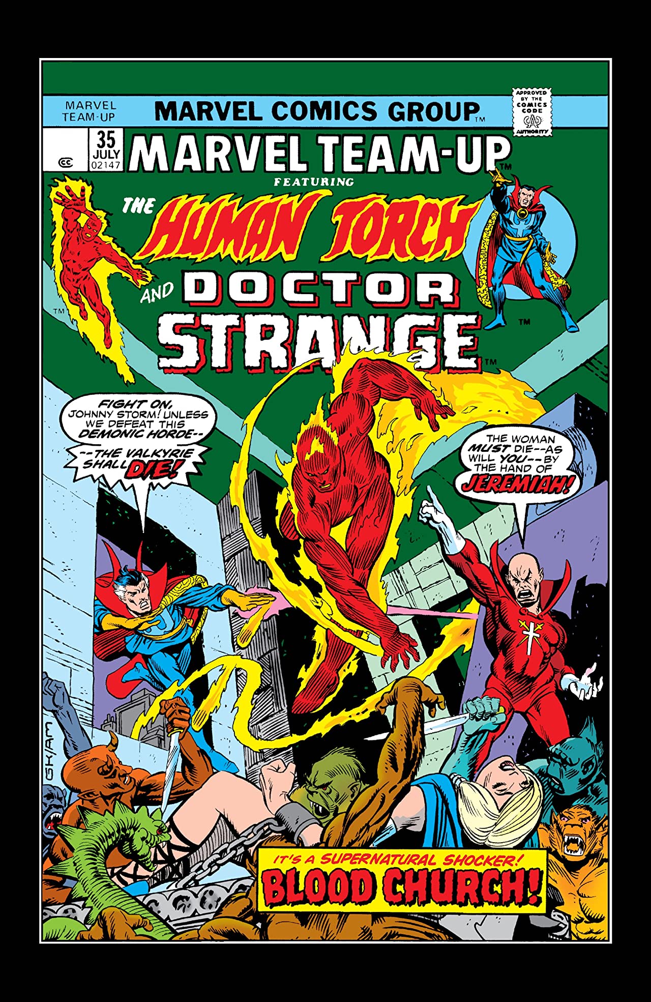Marvel Team-Up #35 cover