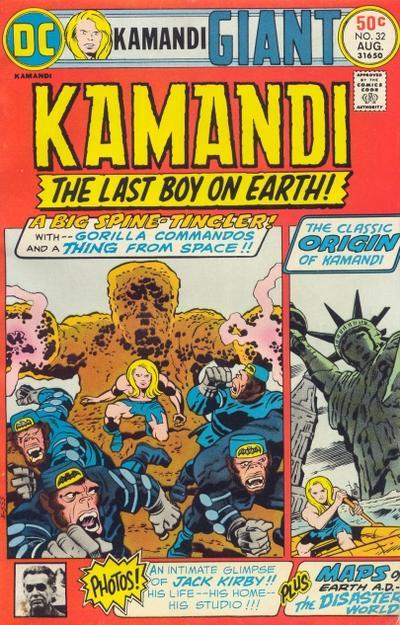 Kamandi, the Last Boy on Earth #32 cover