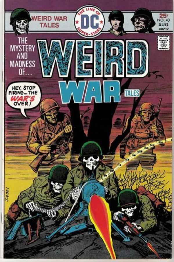 Weird War Tales #40 cover