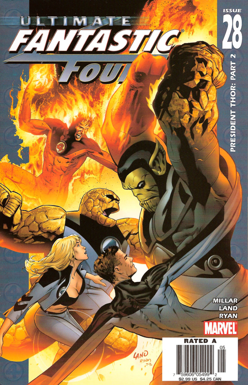Ultimate Fantastic Four #28 cover