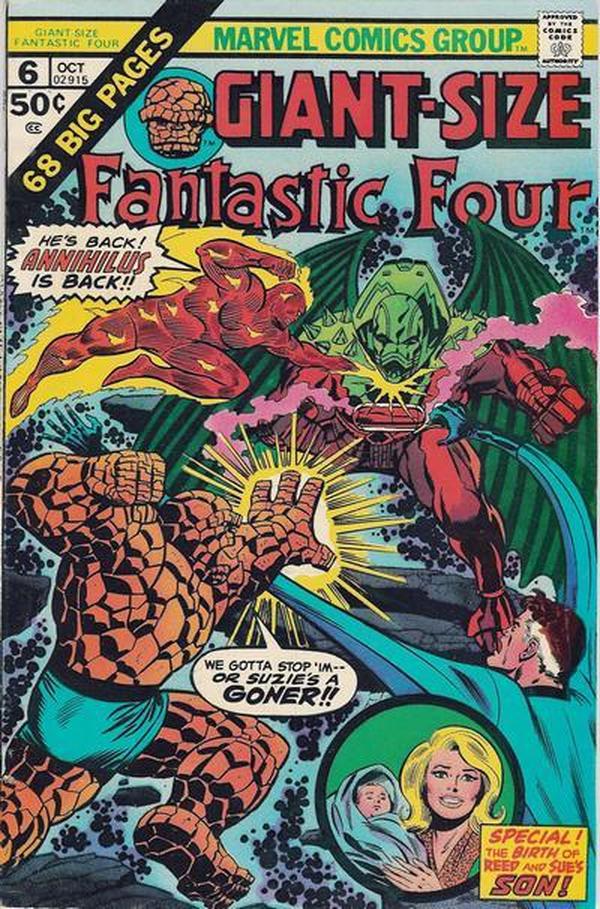 Giant-Size Fantastic Four #6 cover