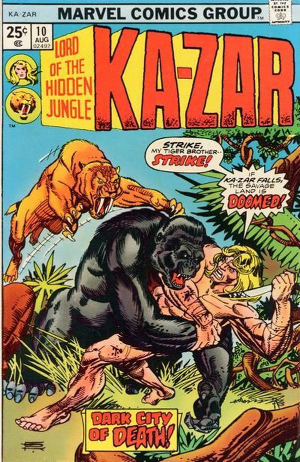 Ka-Zar #10 cover