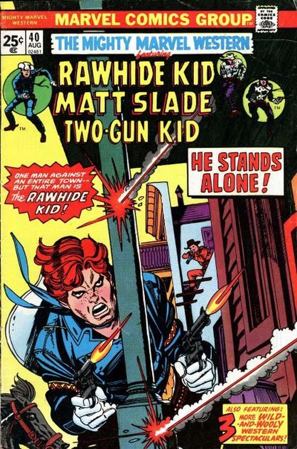 The Mighty Marvel Western #40 cover