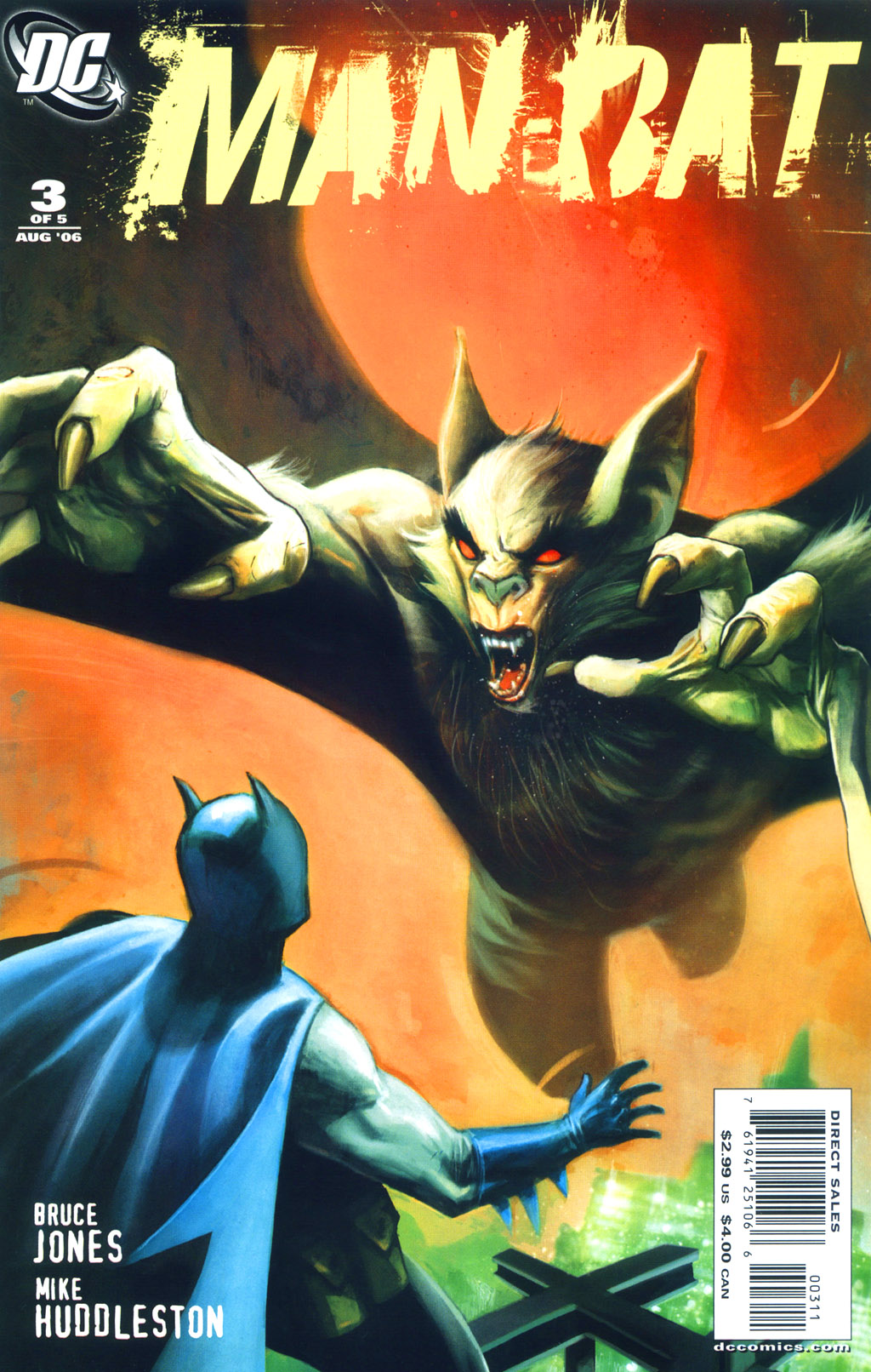 Man-Bat #3 cover