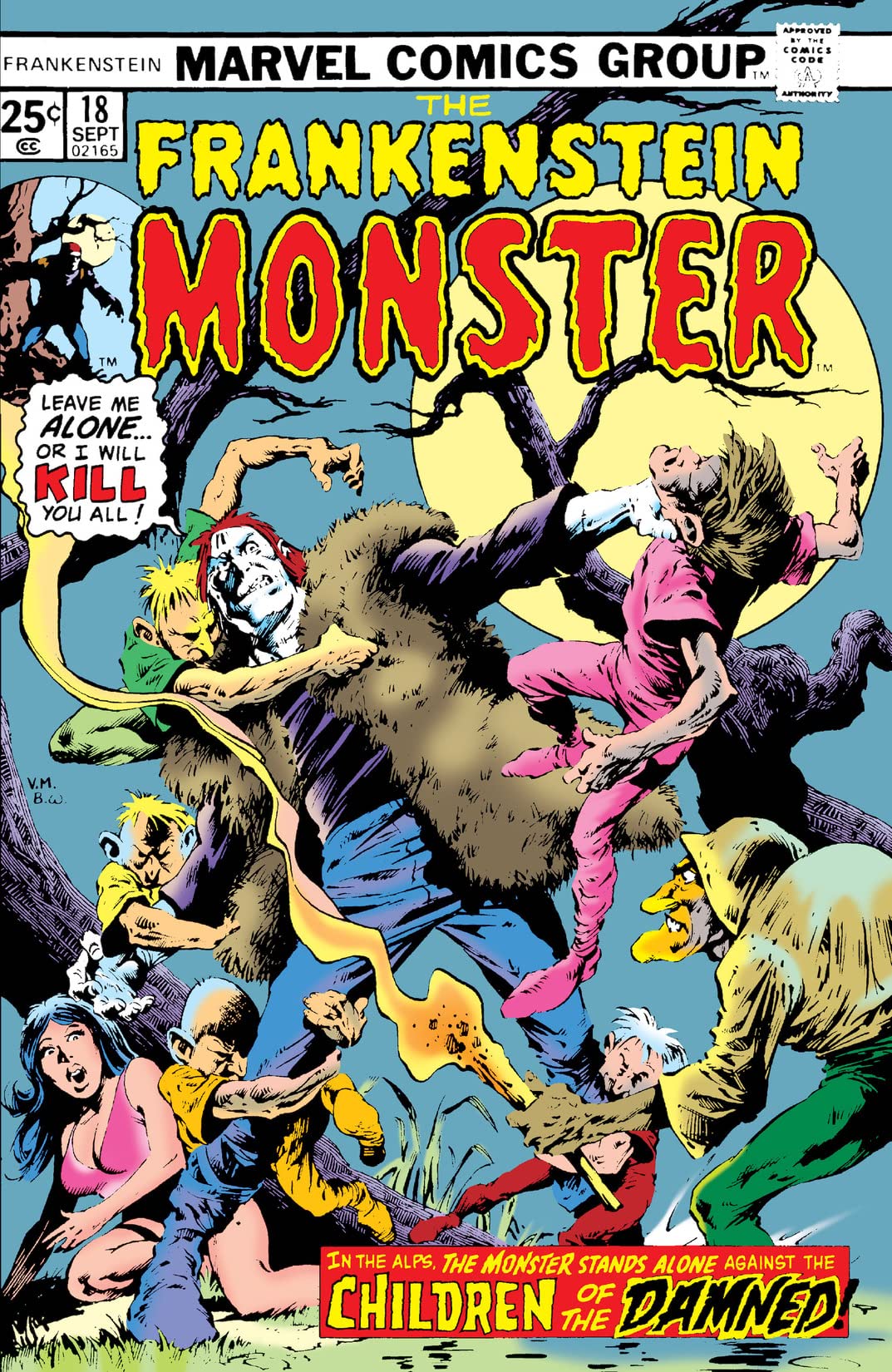 Frankenstein #18 cover