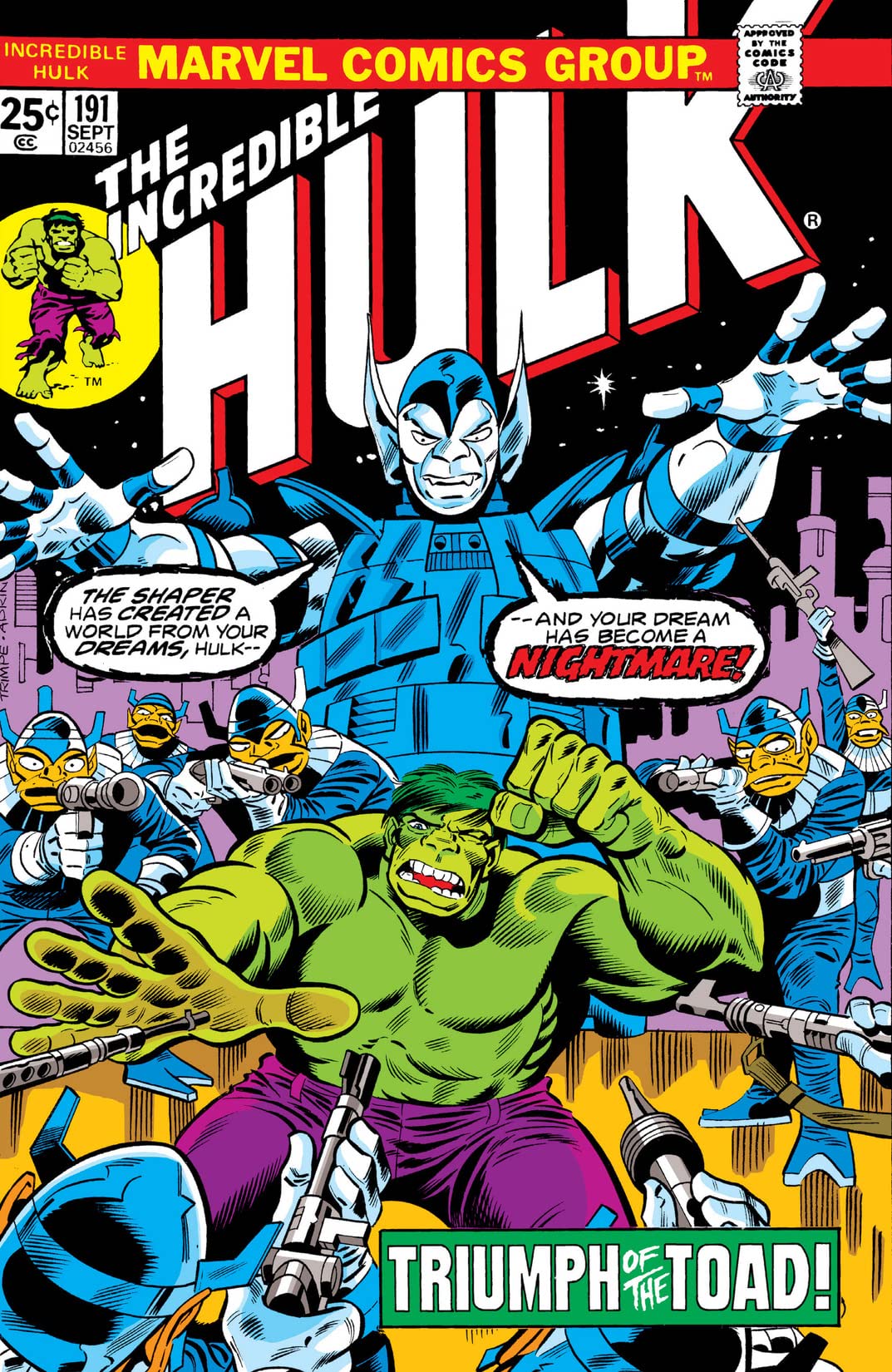 The Incredible Hulk #191 cover