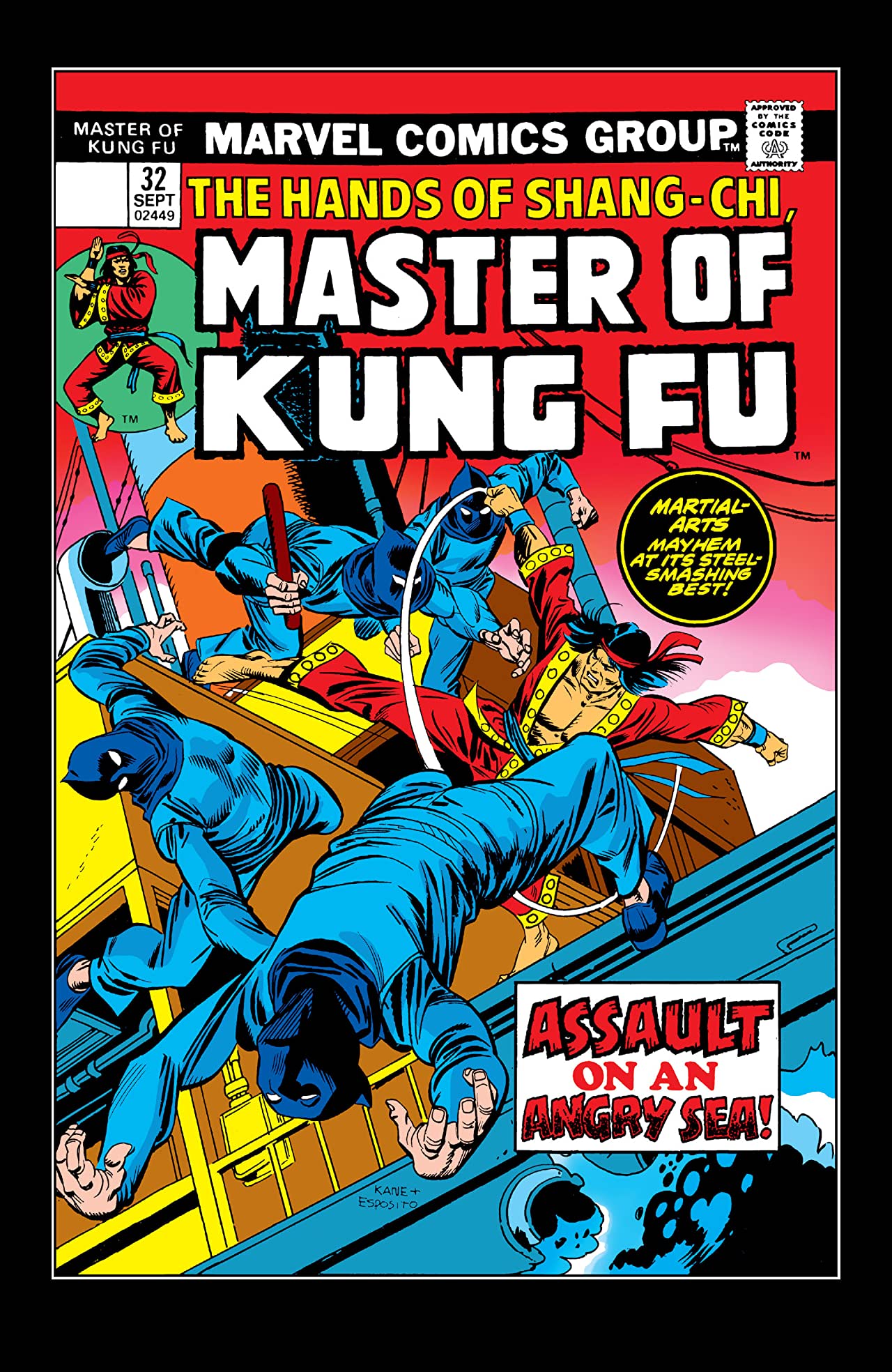 Master of Kung Fu #32 cover