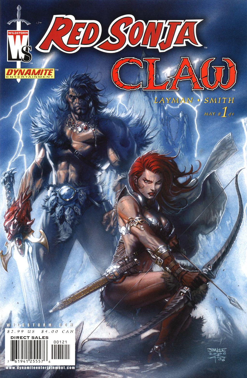 Red Sonja / Claw: The Devil's Hands #1 cover