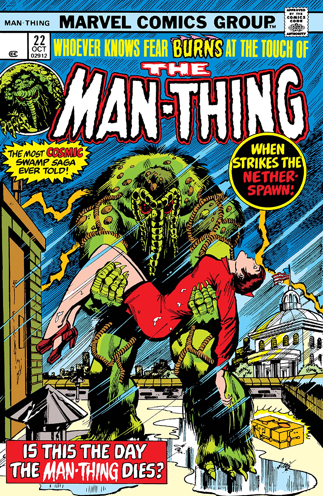 Man-Thing #22 cover