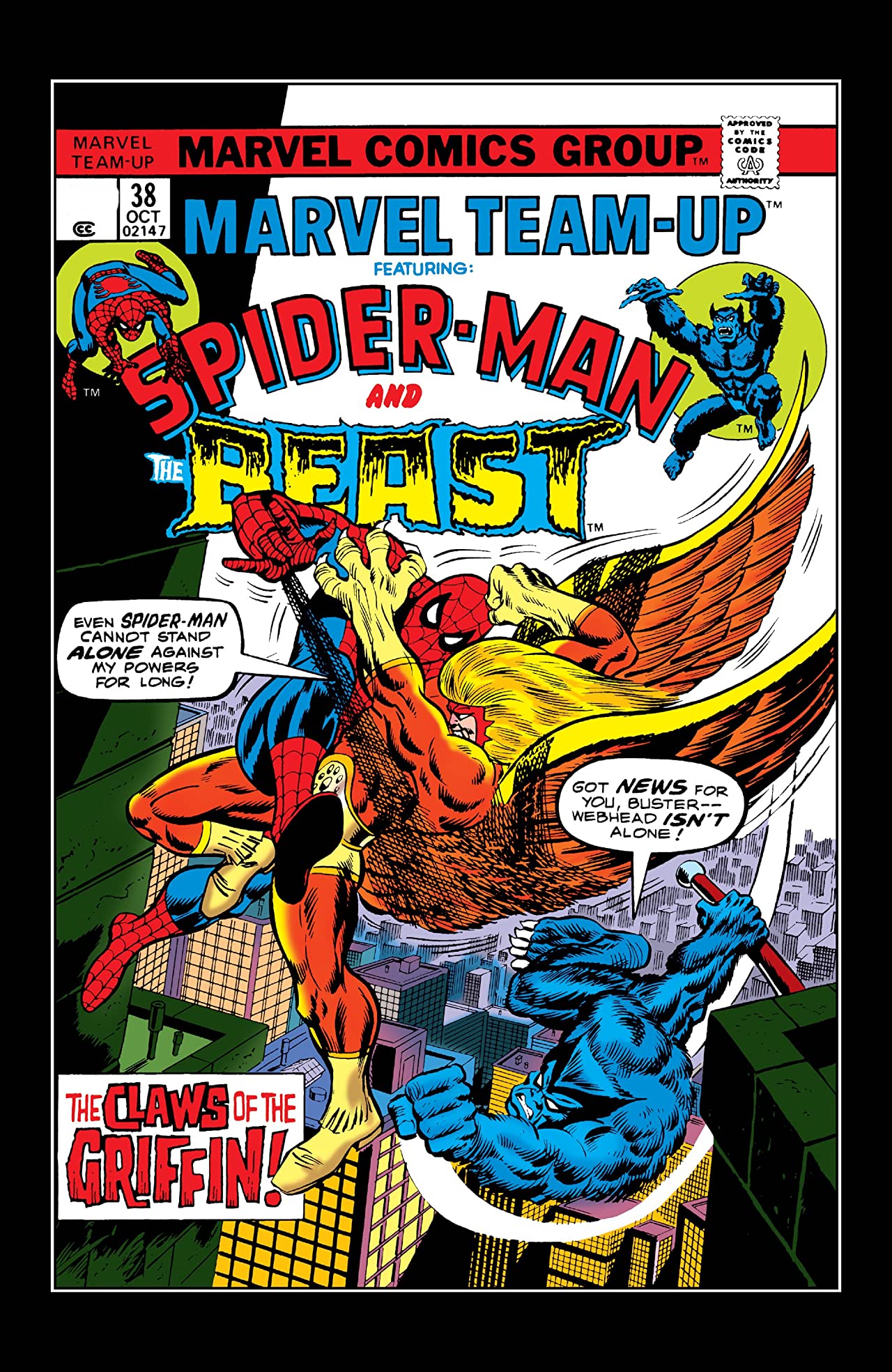 Marvel Team-Up #38 cover