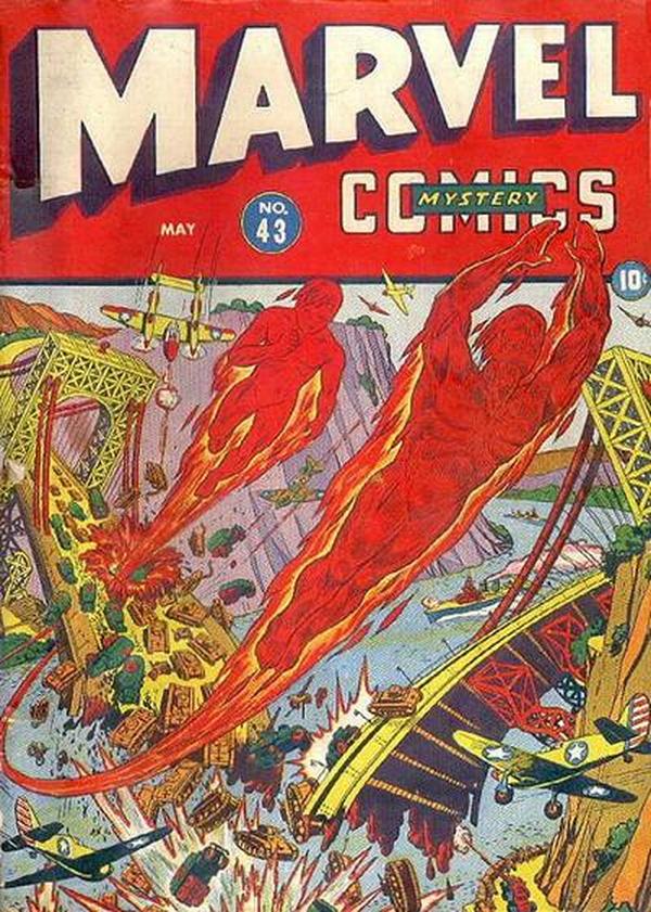 Marvel Mystery Comics #43 cover