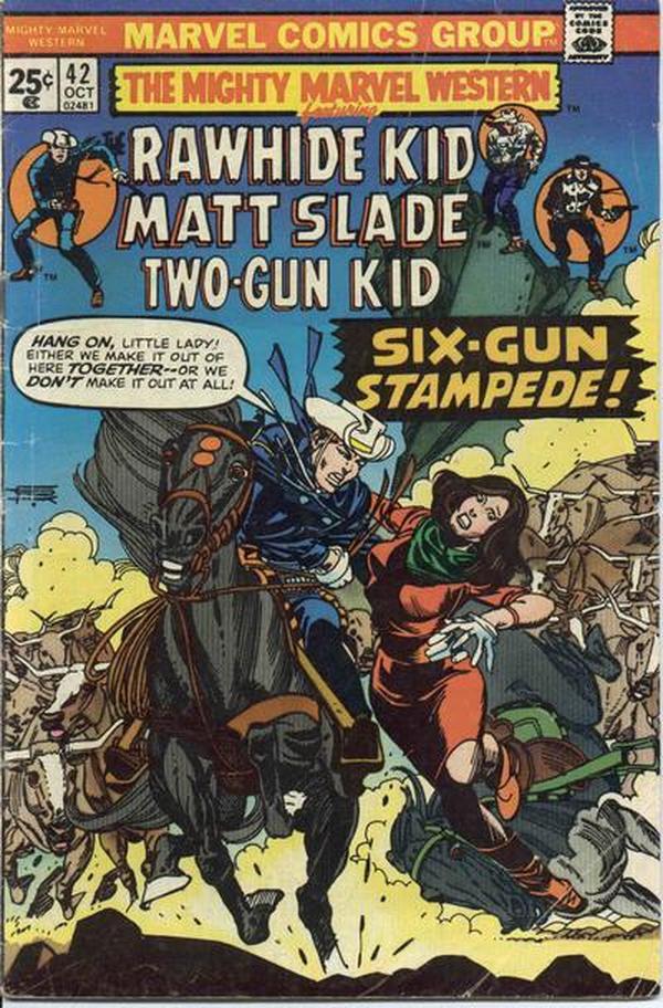 The Mighty Marvel Western #42 cover