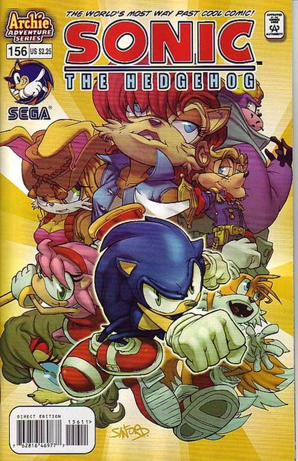 Sonic the Hedgehog #156 cover
