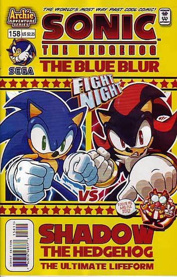 Sonic the Hedgehog #158 cover
