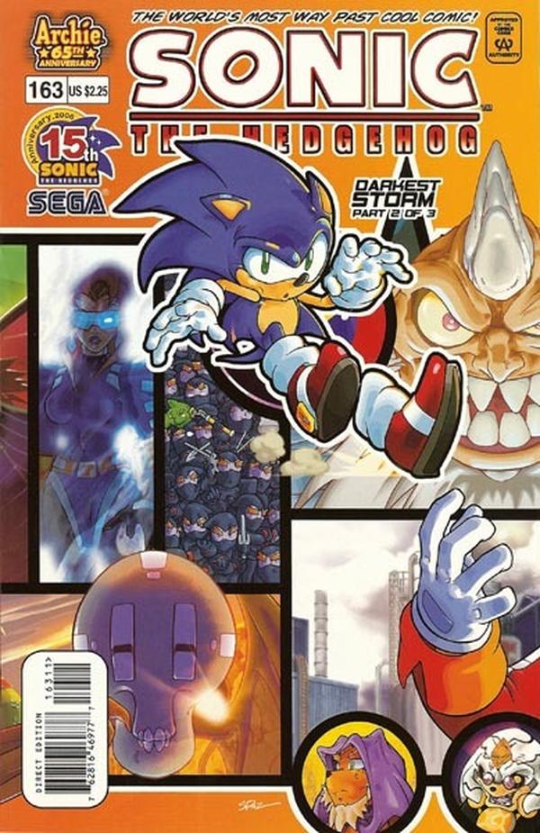 Sonic the Hedgehog #163 cover