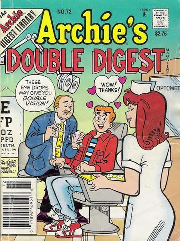 Archie's Double Digest Magazine #72 cover