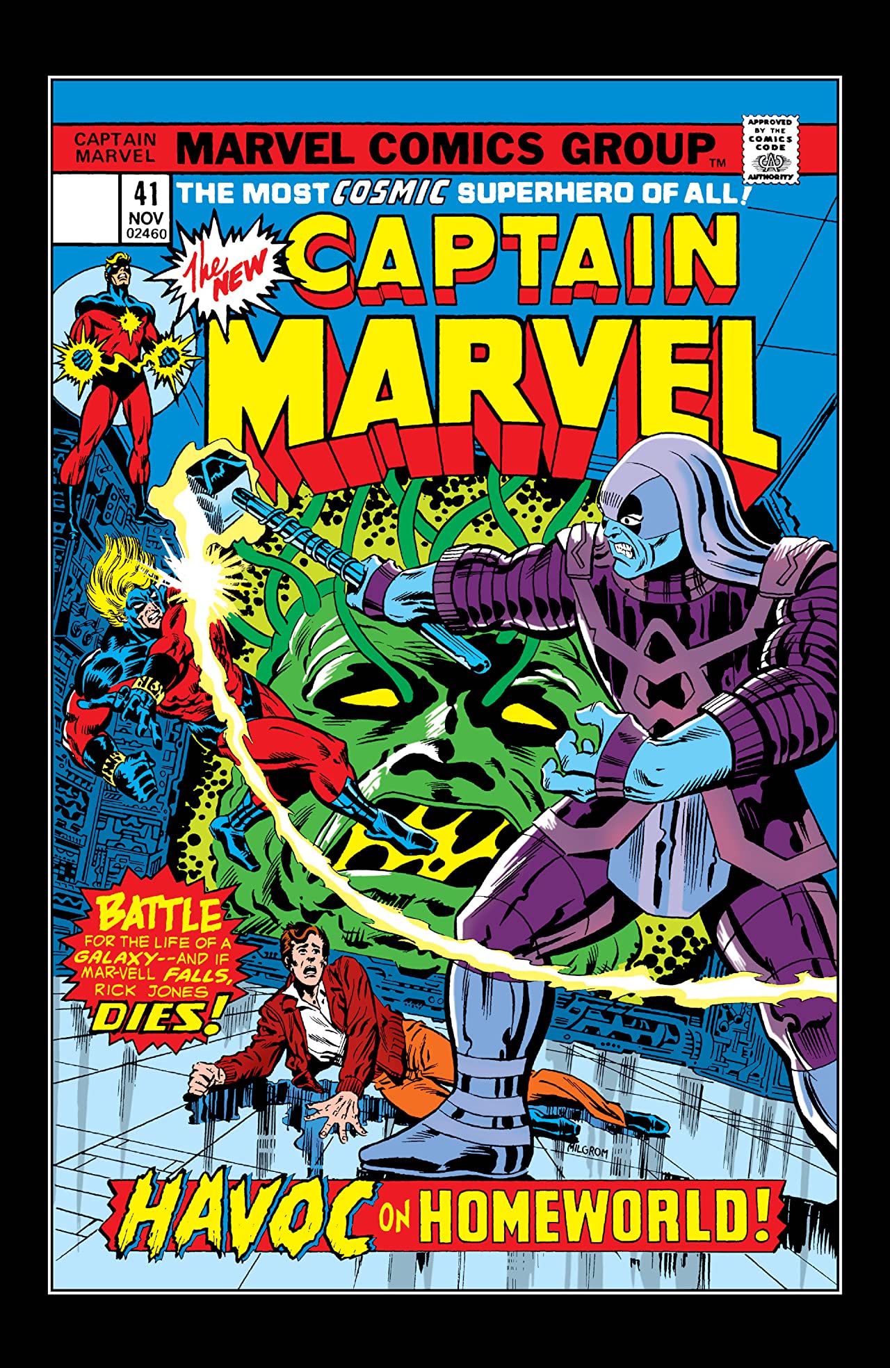 Captain Marvel #41 cover