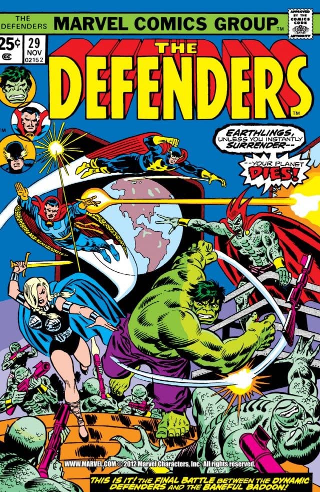 The Defenders #29 cover