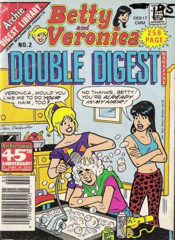 Betty & Veronica (Jumbo Comics) Double Digest #2 cover