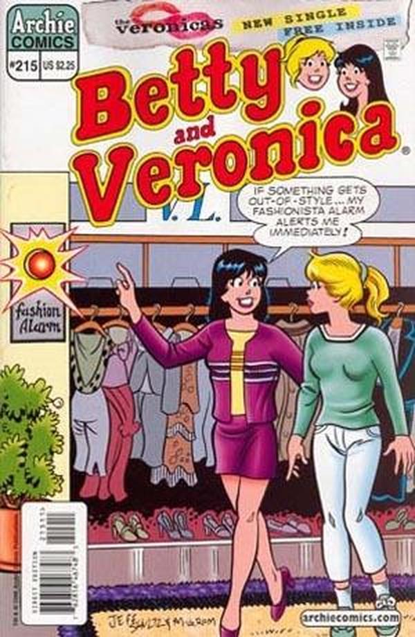 Betty and Veronica #215 cover
