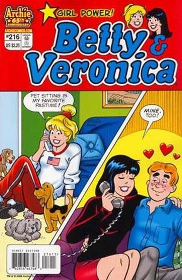 Betty and Veronica #216 cover