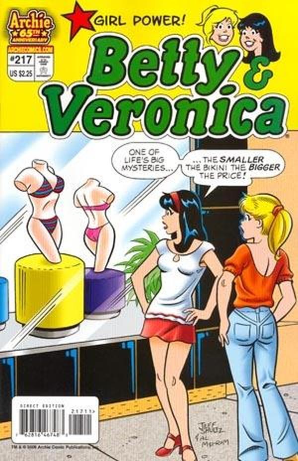 Betty and Veronica #217 cover