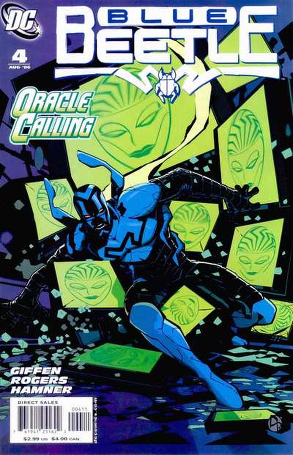 The Blue Beetle #4 cover