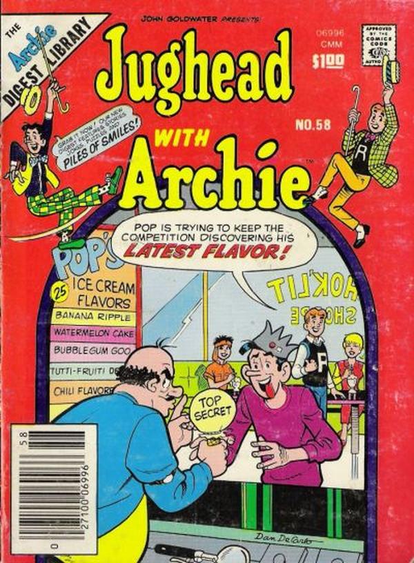 Jughead with Archie Digest #58 cover