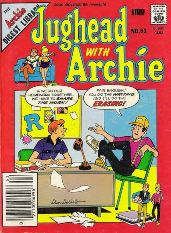 Jughead with Archie Digest #63 cover