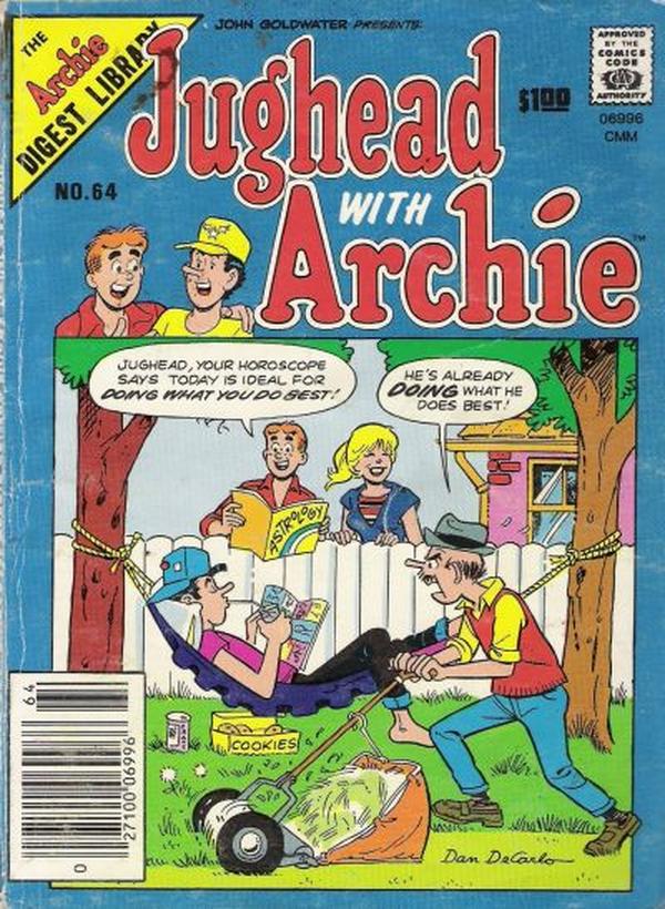 Jughead with Archie Digest #64 cover