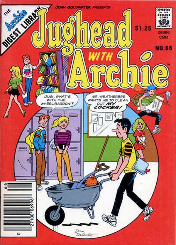 Jughead with Archie Digest #66 cover