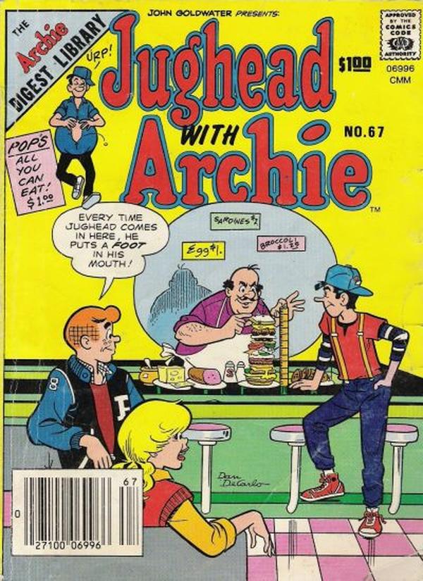 Jughead with Archie Digest #67 cover