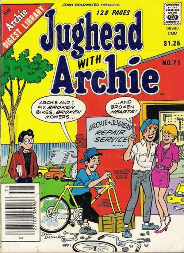 Jughead with Archie Digest #71 cover