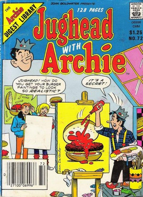 Jughead with Archie Digest #72 cover