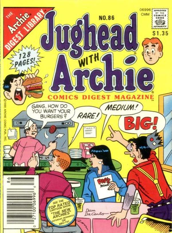 Jughead with Archie Digest #86 cover