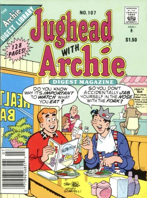 Jughead with Archie Digest #107 cover