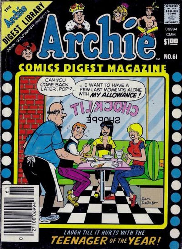 Archie Comics Digest #61 cover