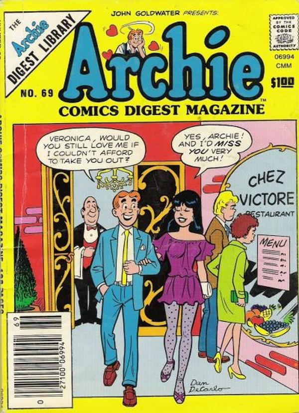 Archie Comics Digest #69 cover
