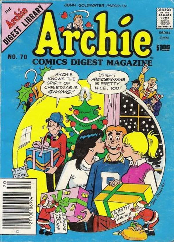 Archie Comics Digest #70 cover