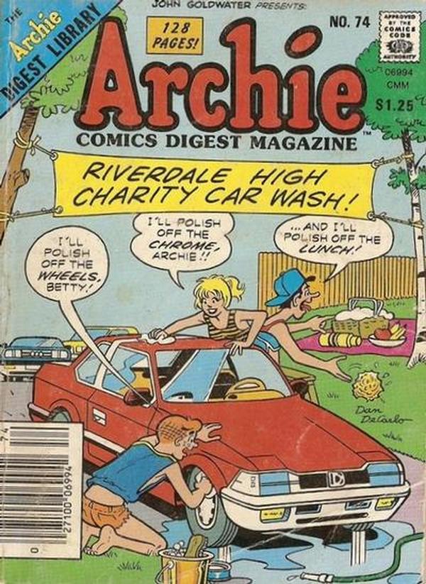 Archie Comics Digest #74 cover
