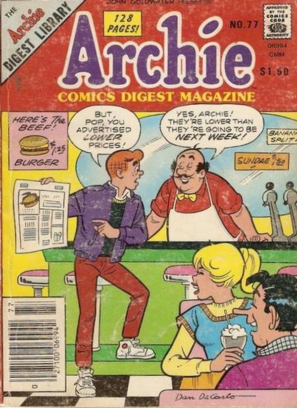 Archie Comics Digest #77 cover