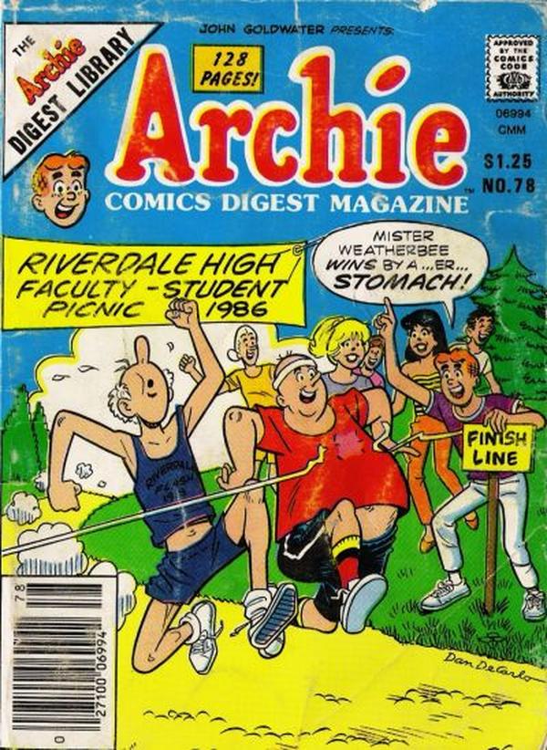 Archie Comics Digest #78 cover