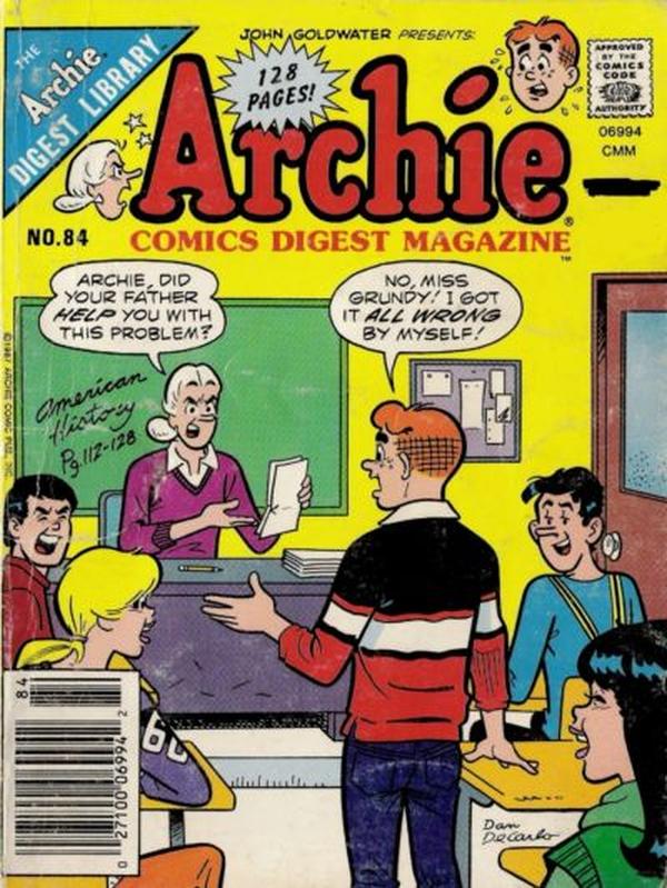 Archie Comics Digest #84 cover