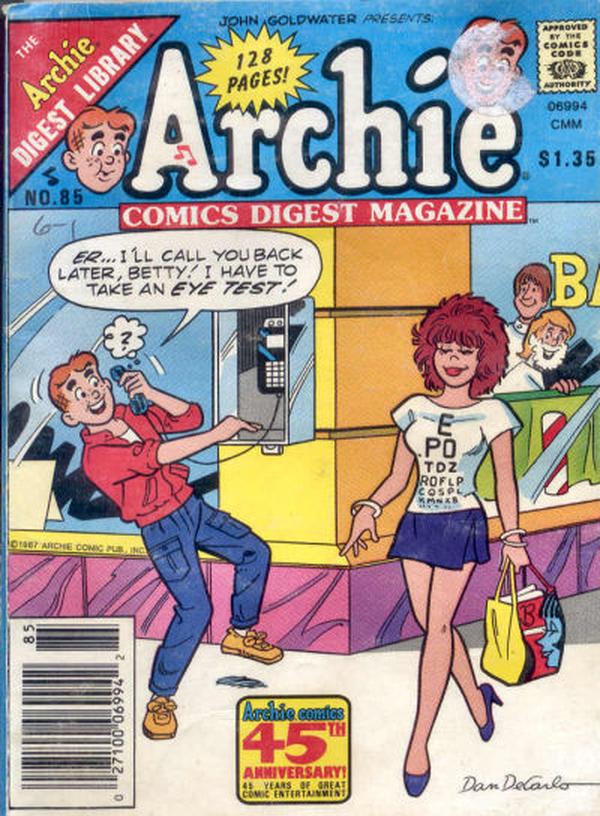 Archie Comics Digest #85 cover