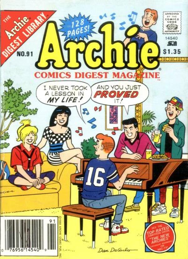 Archie Comics Digest #91 cover