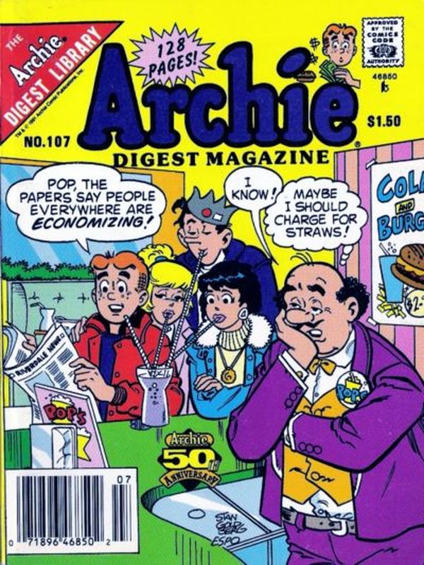 Archie Comics Digest #107 cover