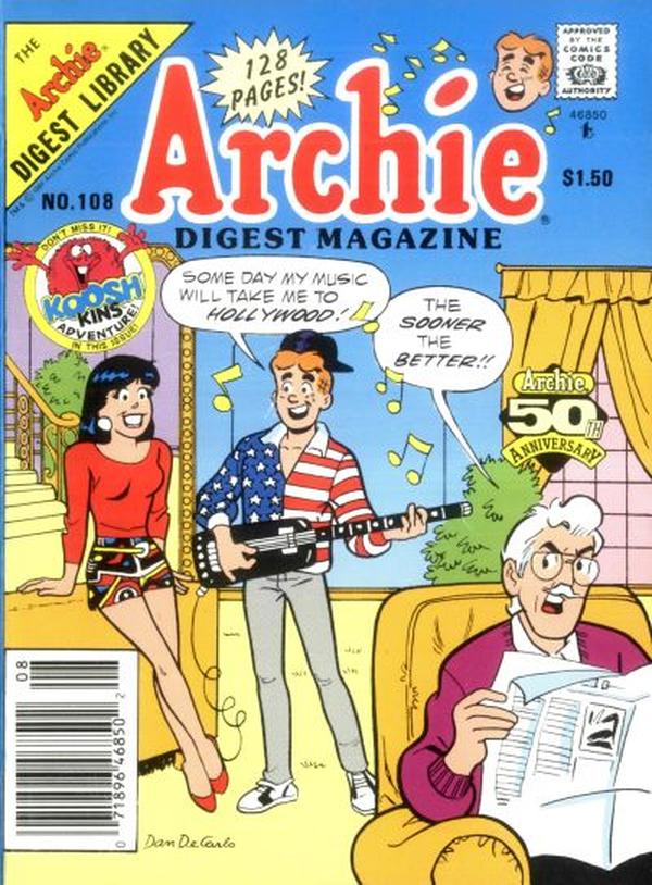 Archie Comics Digest #108 cover