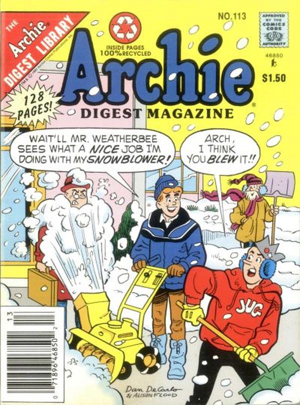 Archie Comics Digest #113 cover
